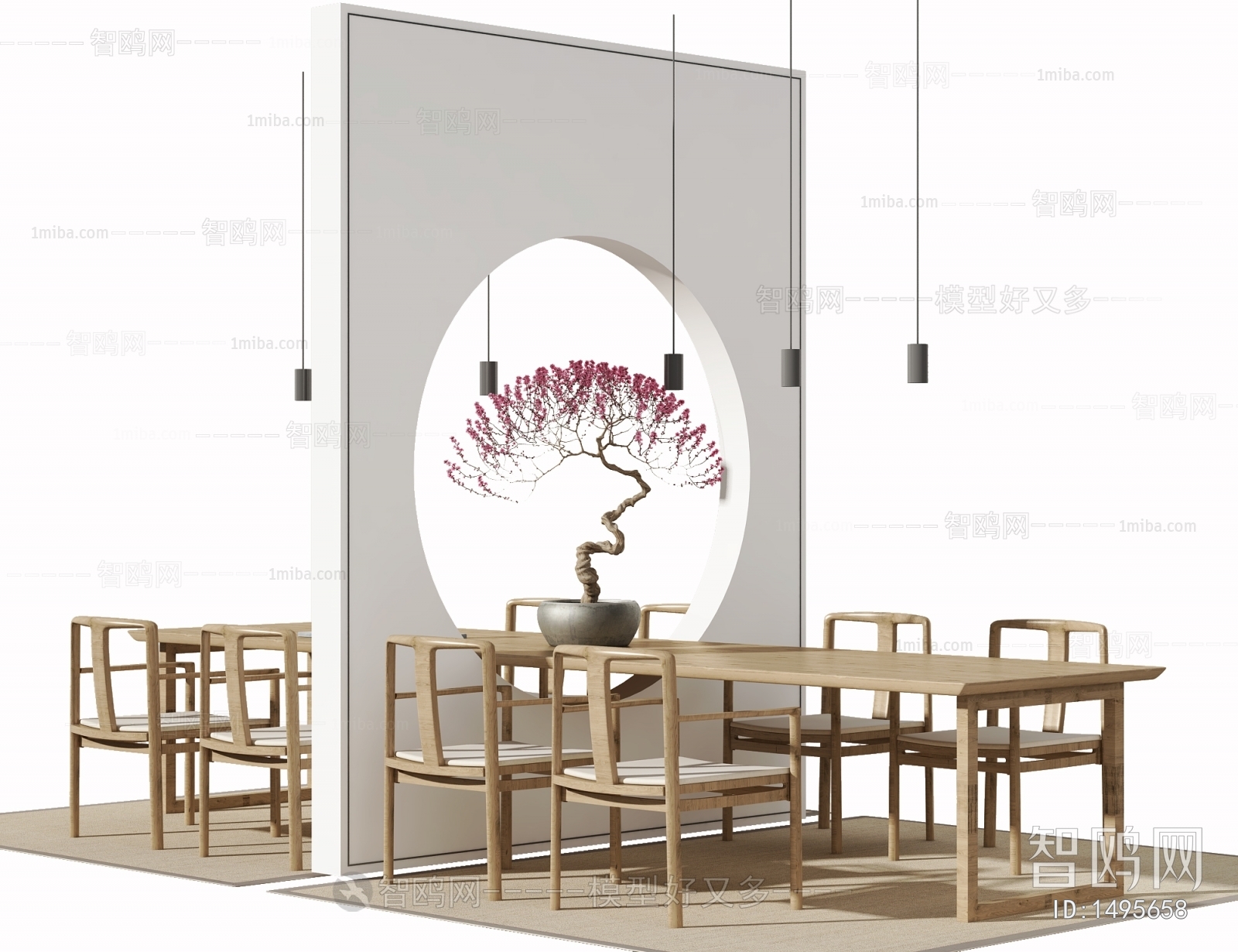 New Chinese Style Dining Table And Chairs