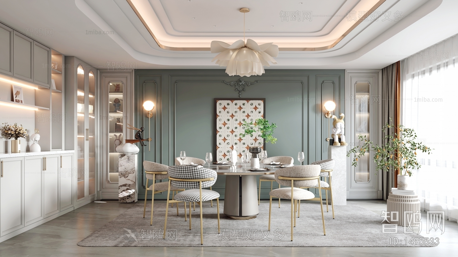 French Style Dining Room