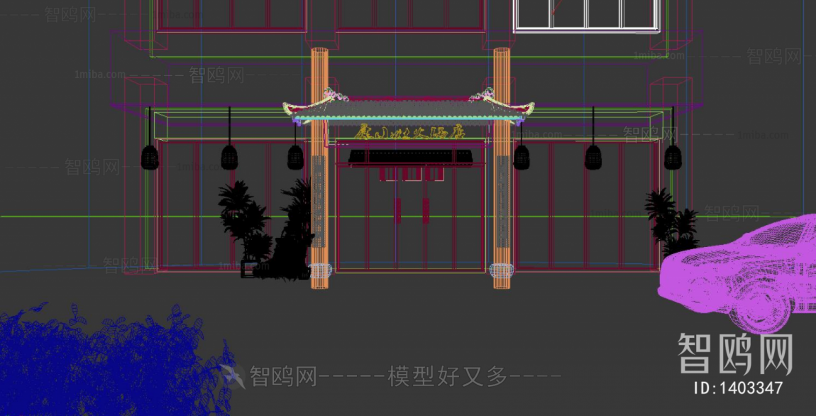 Chinese Style Facade Element