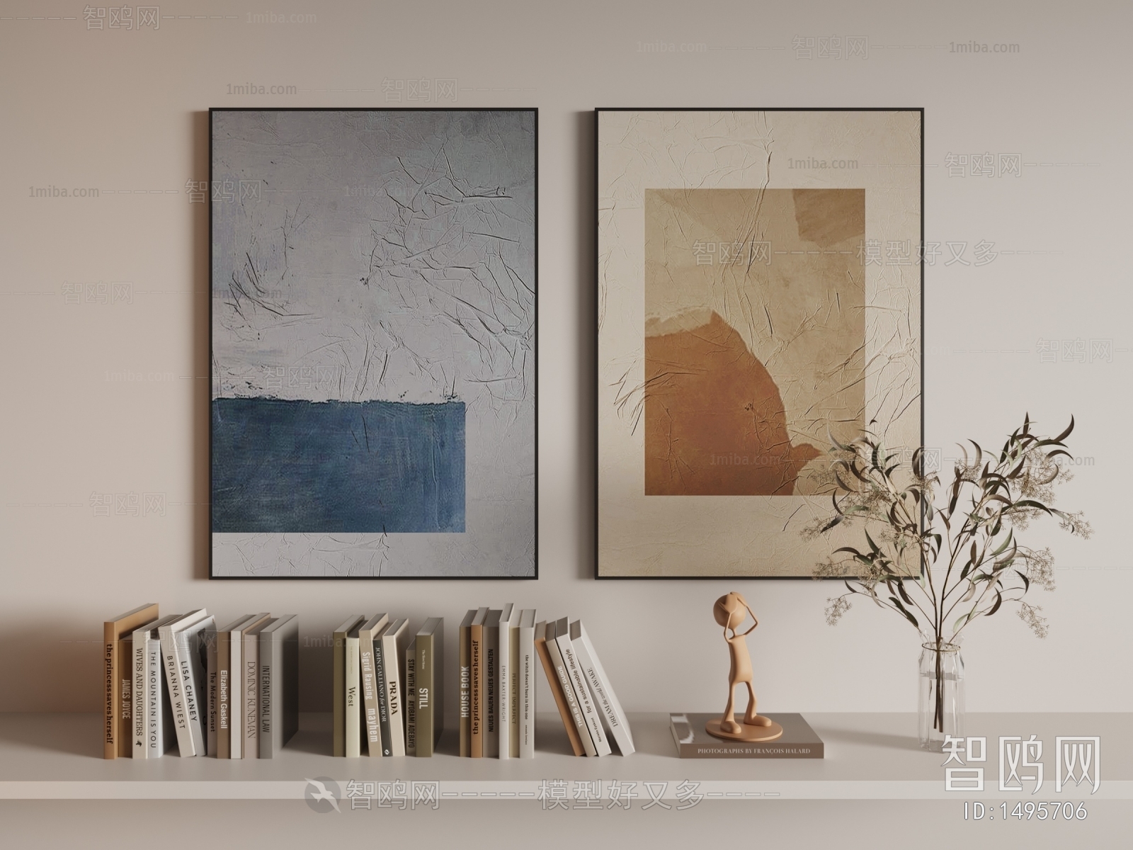 Modern Wabi-sabi Style Painting