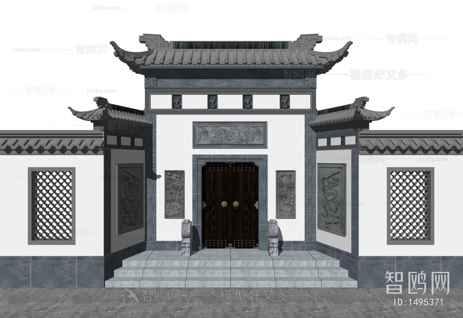 New Chinese Style Facade Element