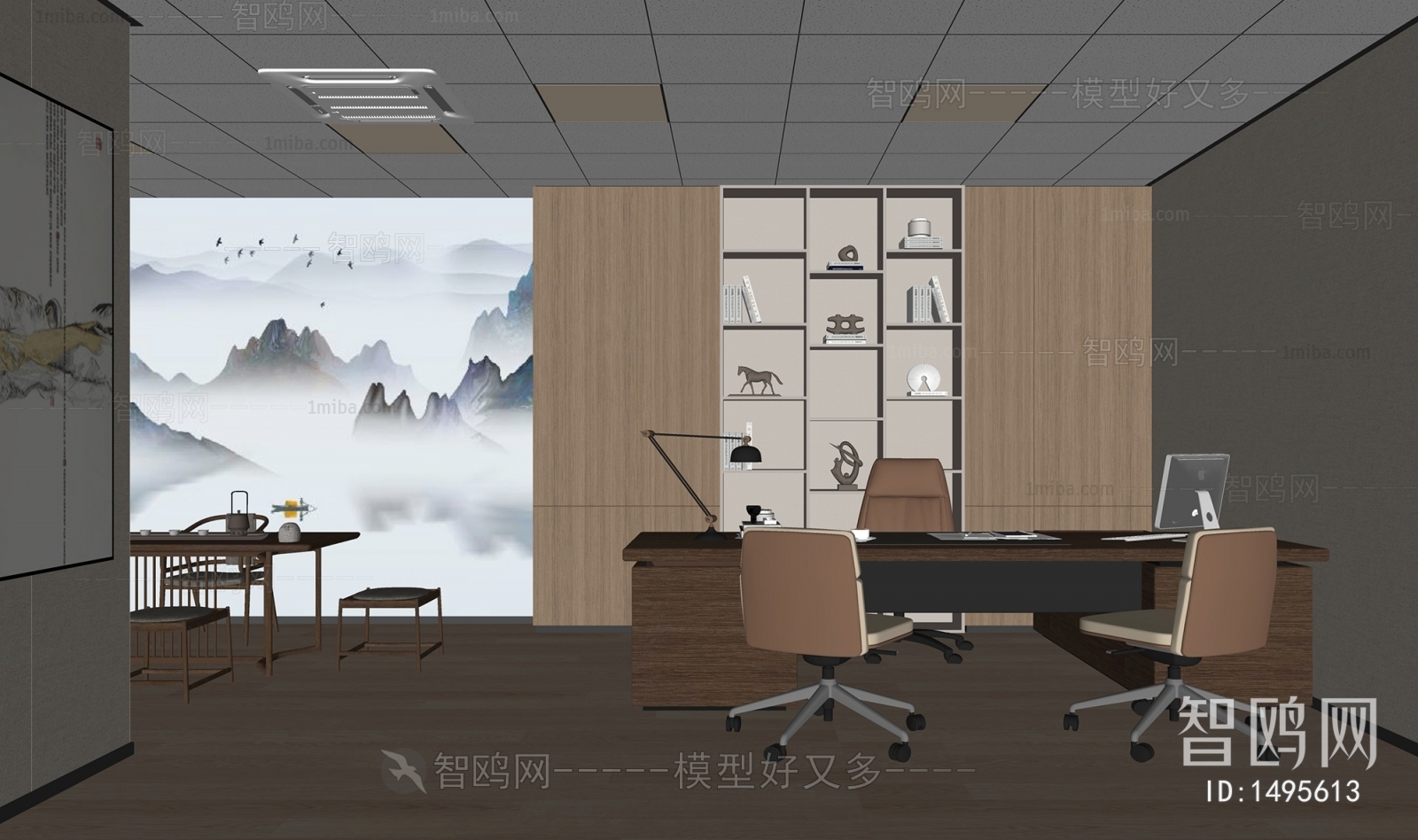 新中式办公经理室