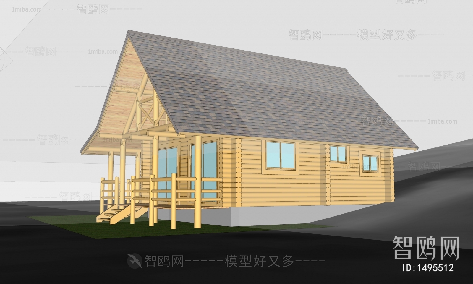 New Chinese Style Villa Appearance