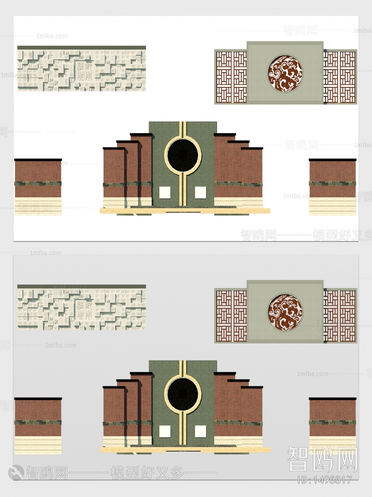 Chinese Style Building Component