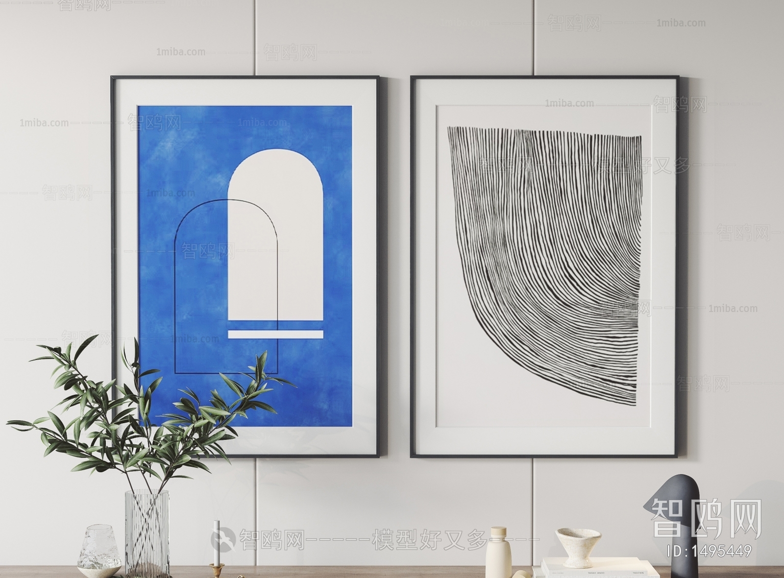 Modern Nordic Style Painting