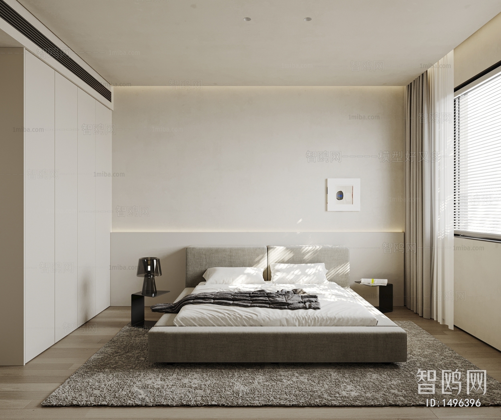 Modern Wabi-sabi Style Bedroom