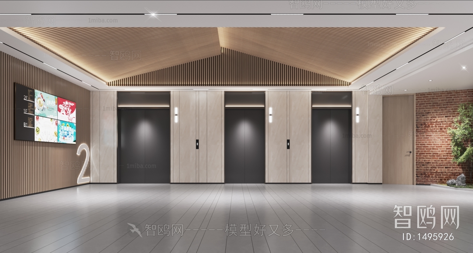 Modern Elevator Hall