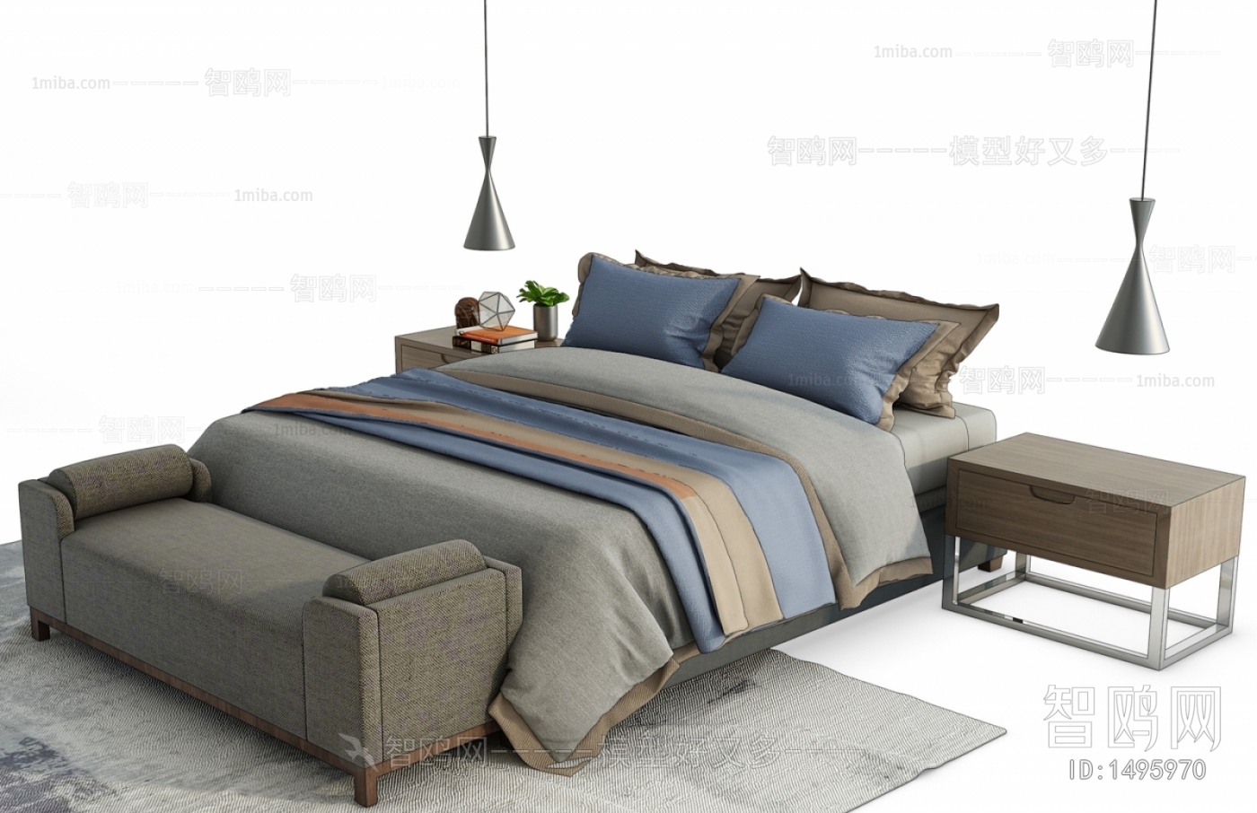 Modern Double Bed