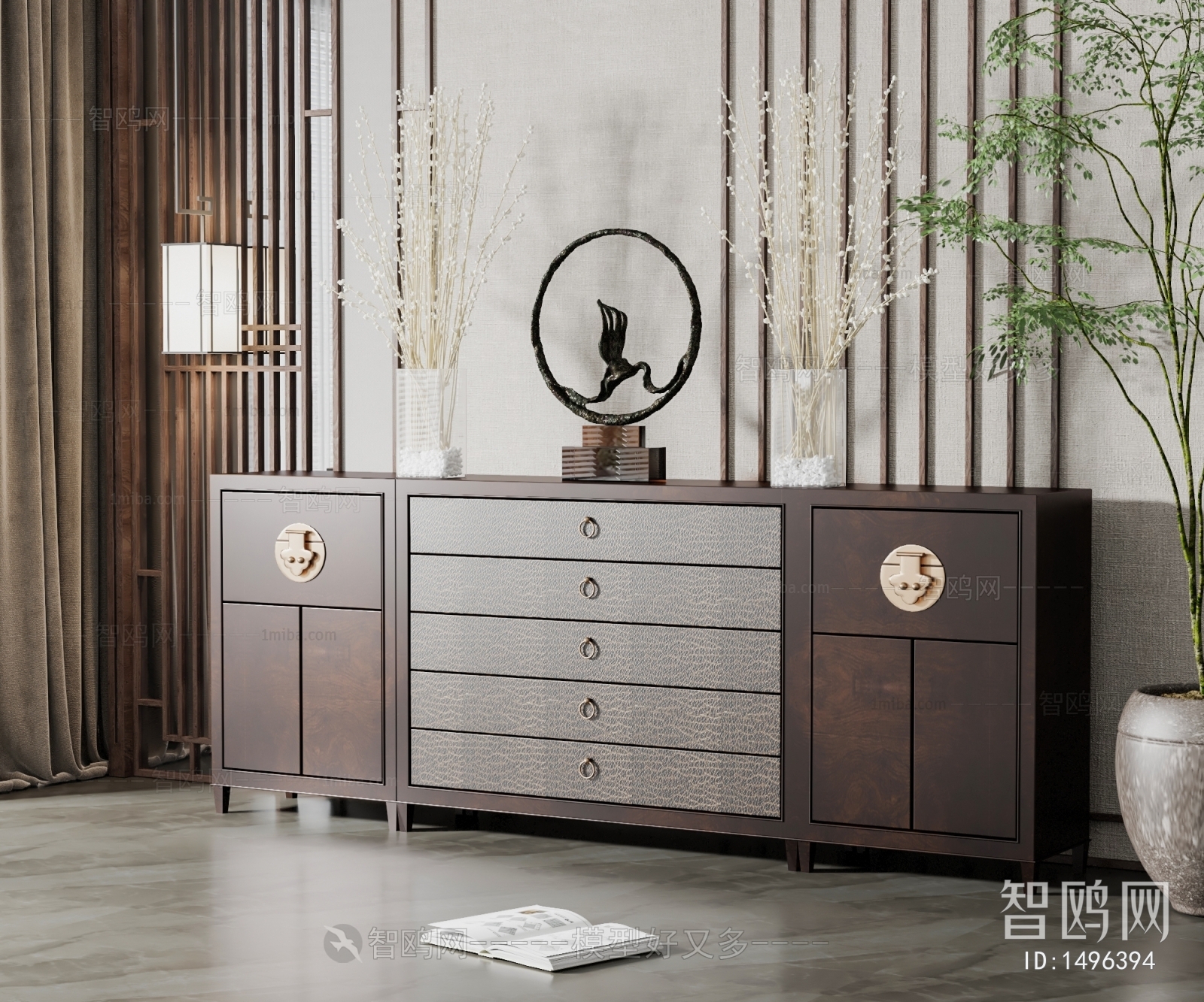 New Chinese Style Side Cabinet/Entrance Cabinet