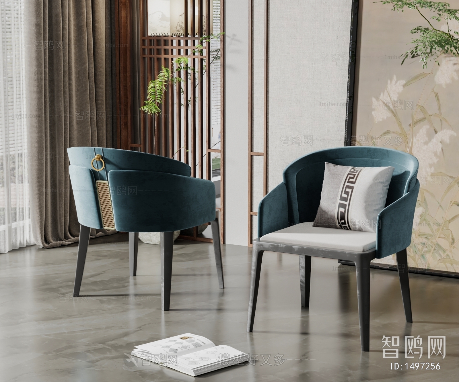 New Chinese Style Single Chair