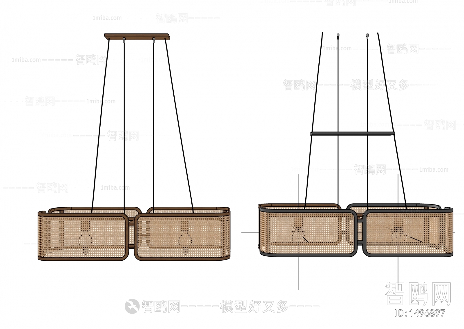 New Chinese Style Wabi-sabi Style Droplight