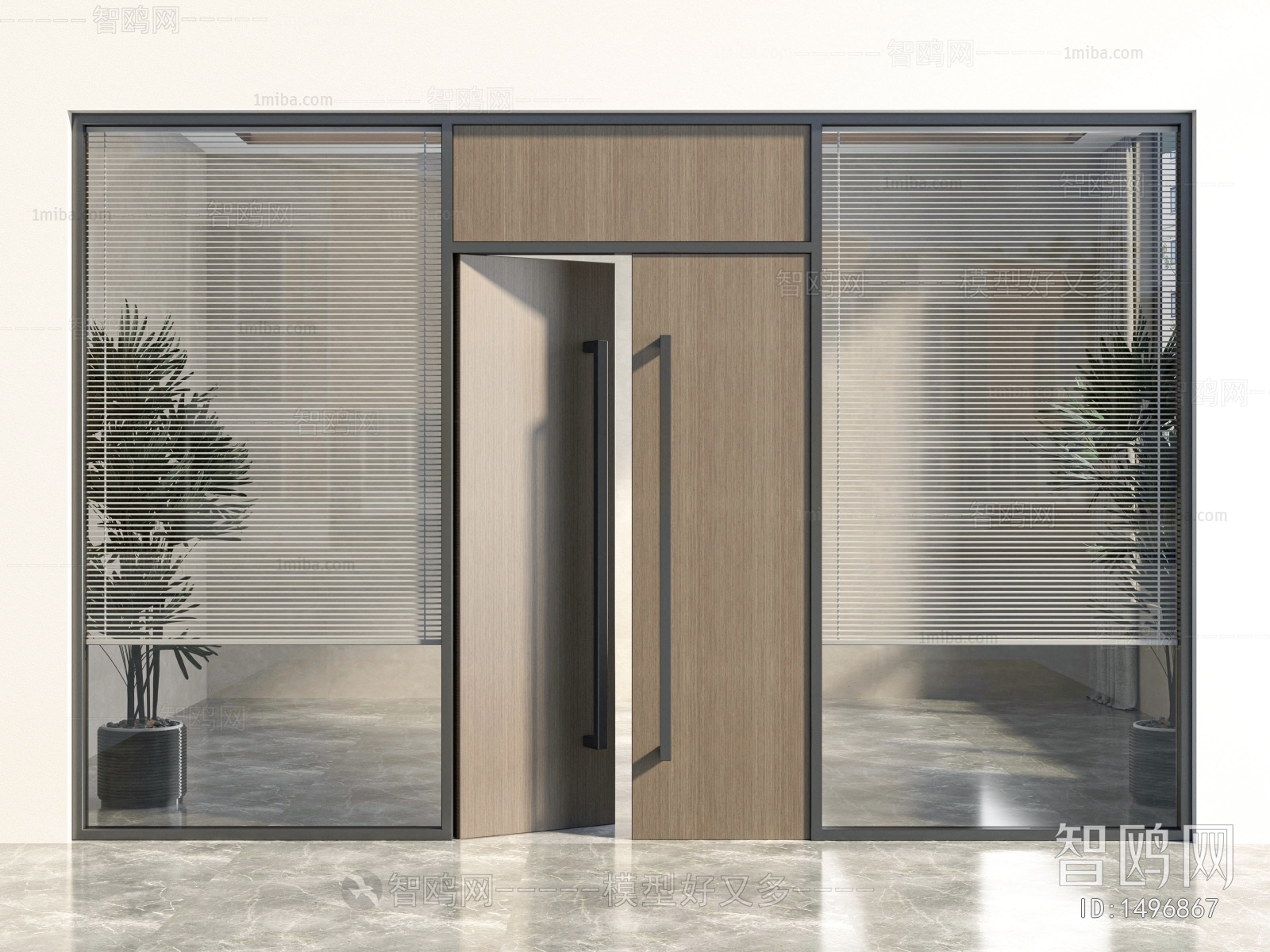 Modern Double Door