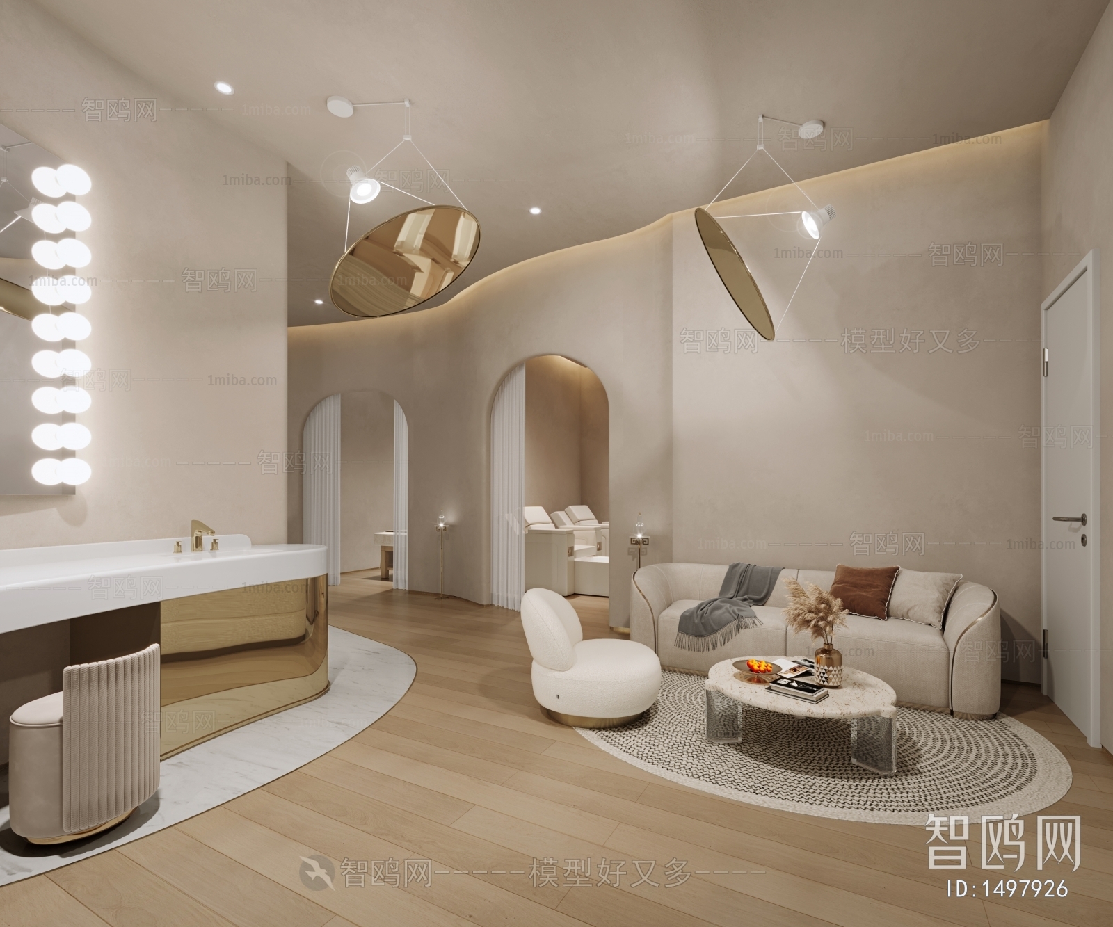 Wabisabi Style Beauty Salon 3D Model Download Model ID 514583111 1miba   268f3279f6deb88c6b21245da5c5ed85 