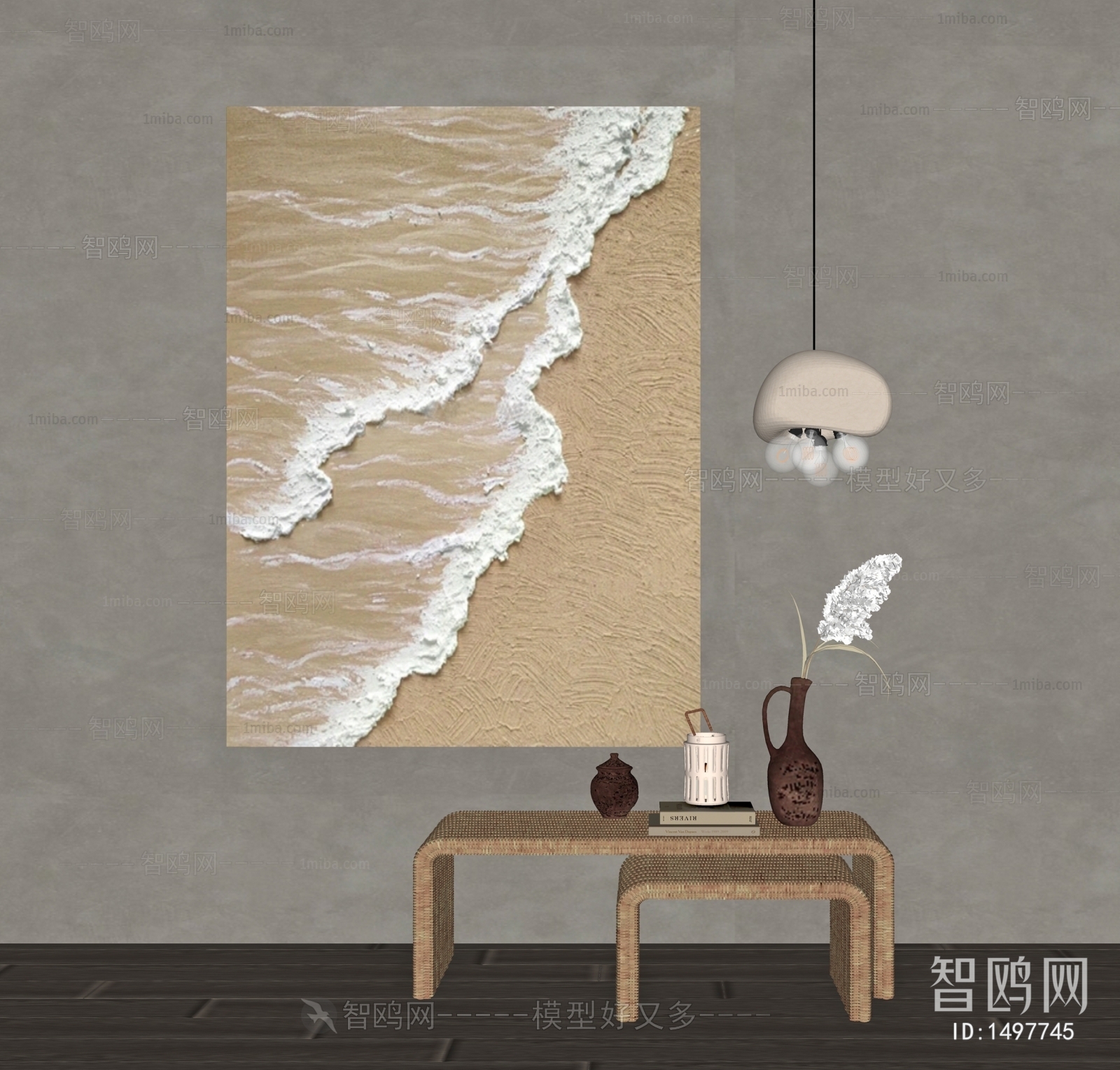 Modern Wabi-sabi Style Painting