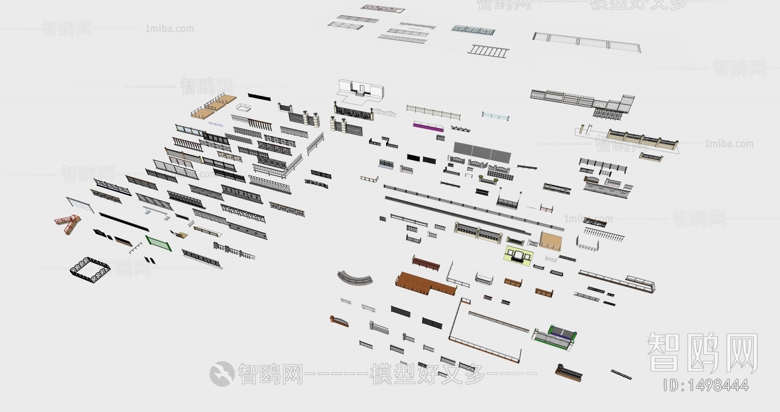 现代铁艺栏杆合集