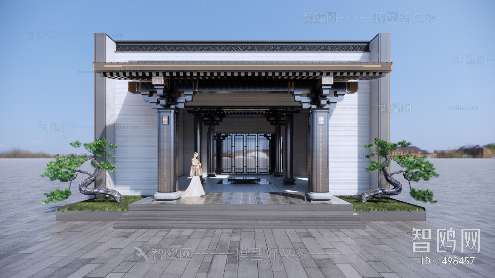 New Chinese Style Facade Element