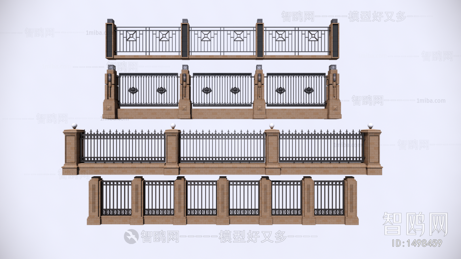 简欧铁艺栏杆护栏