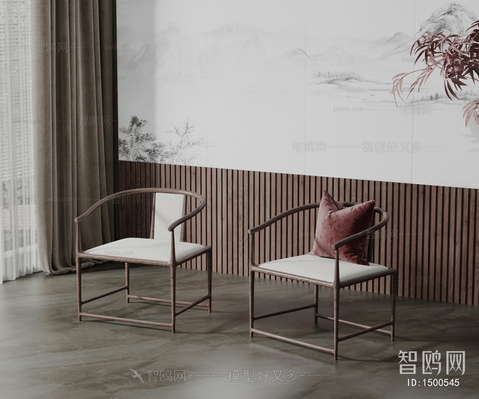 New Chinese Style Single Chair