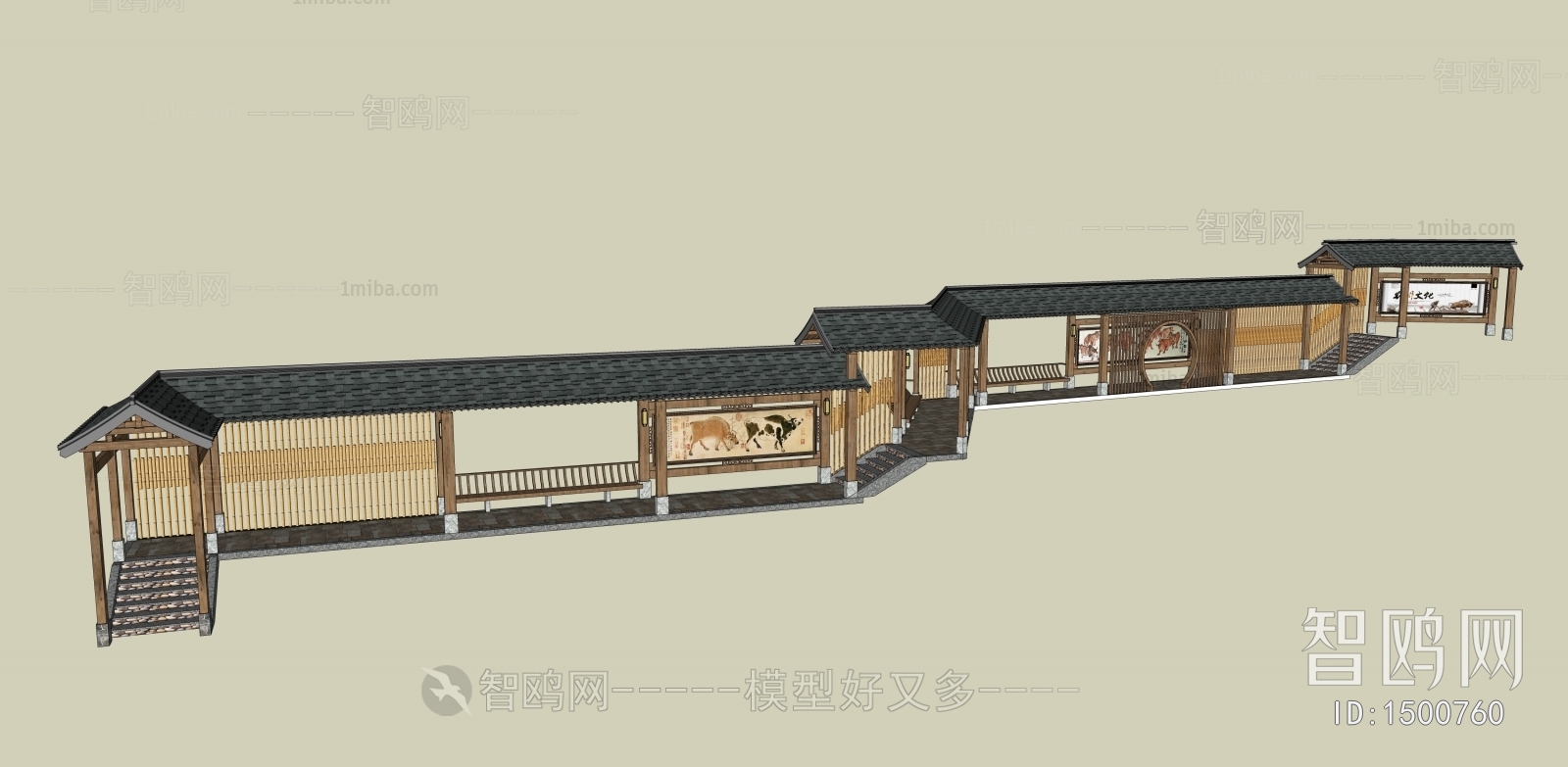 Chinese Style Building Component