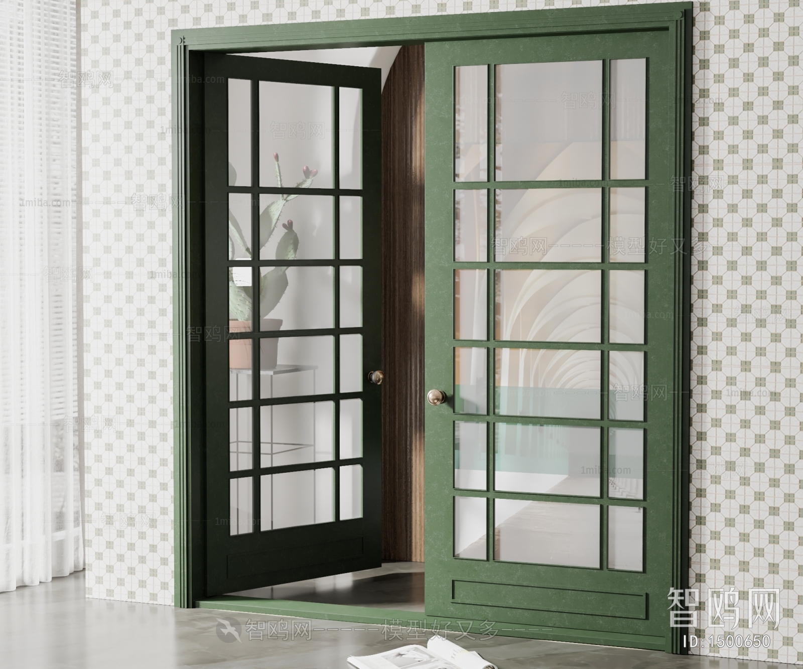 Simple European Style Door