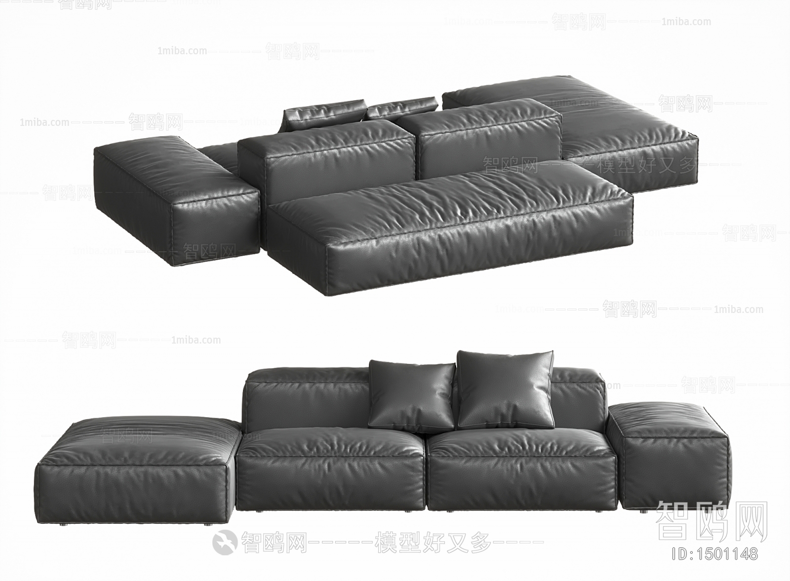 Modern Multi Person Sofa