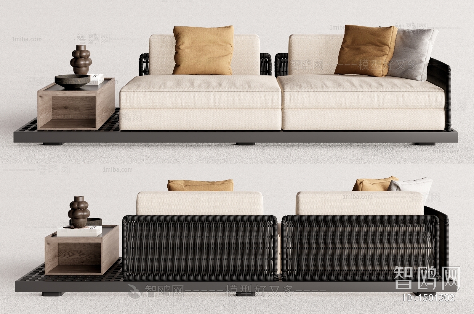 Modern Multi Person Sofa