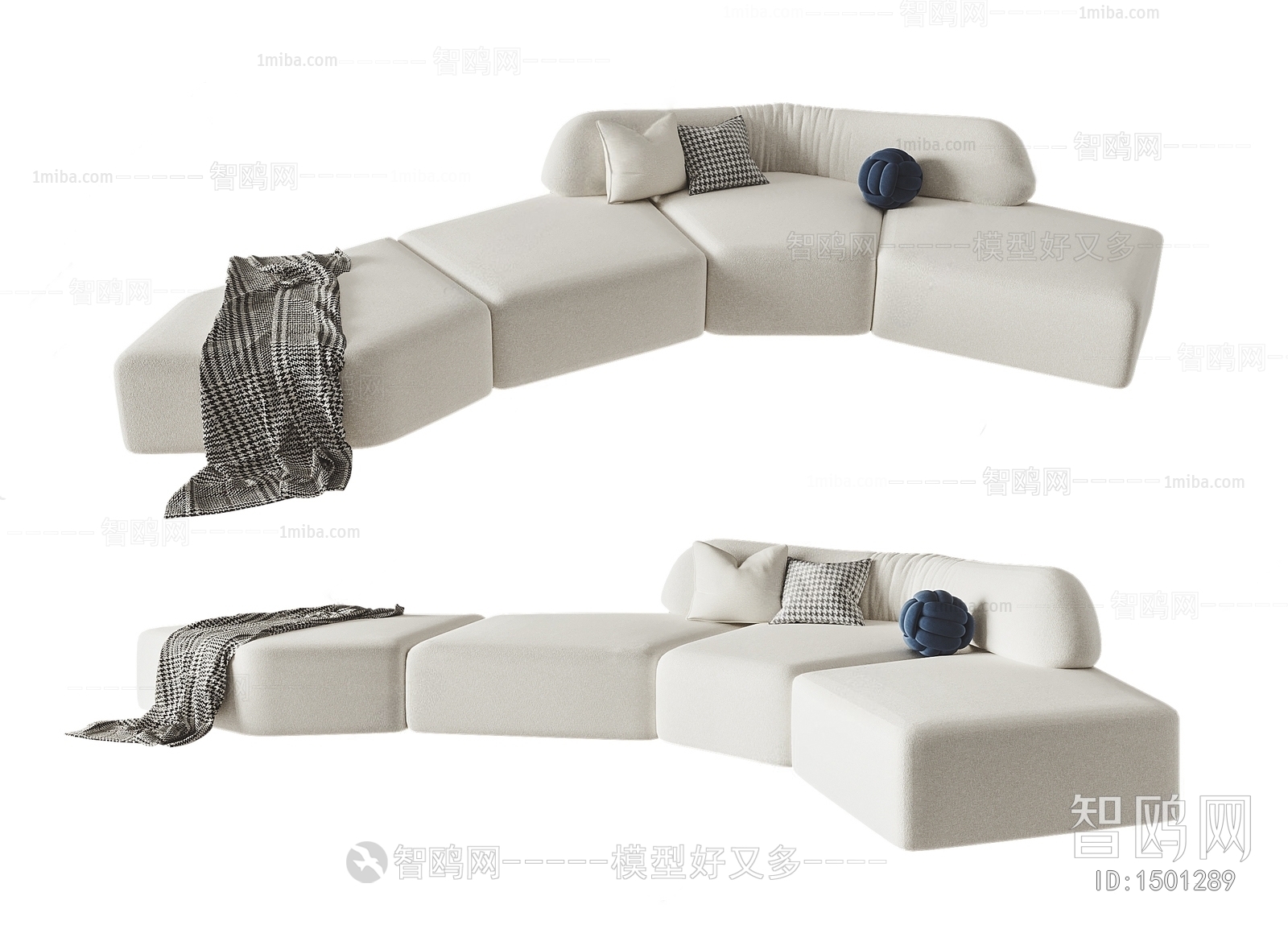 Modern Curved Sofa