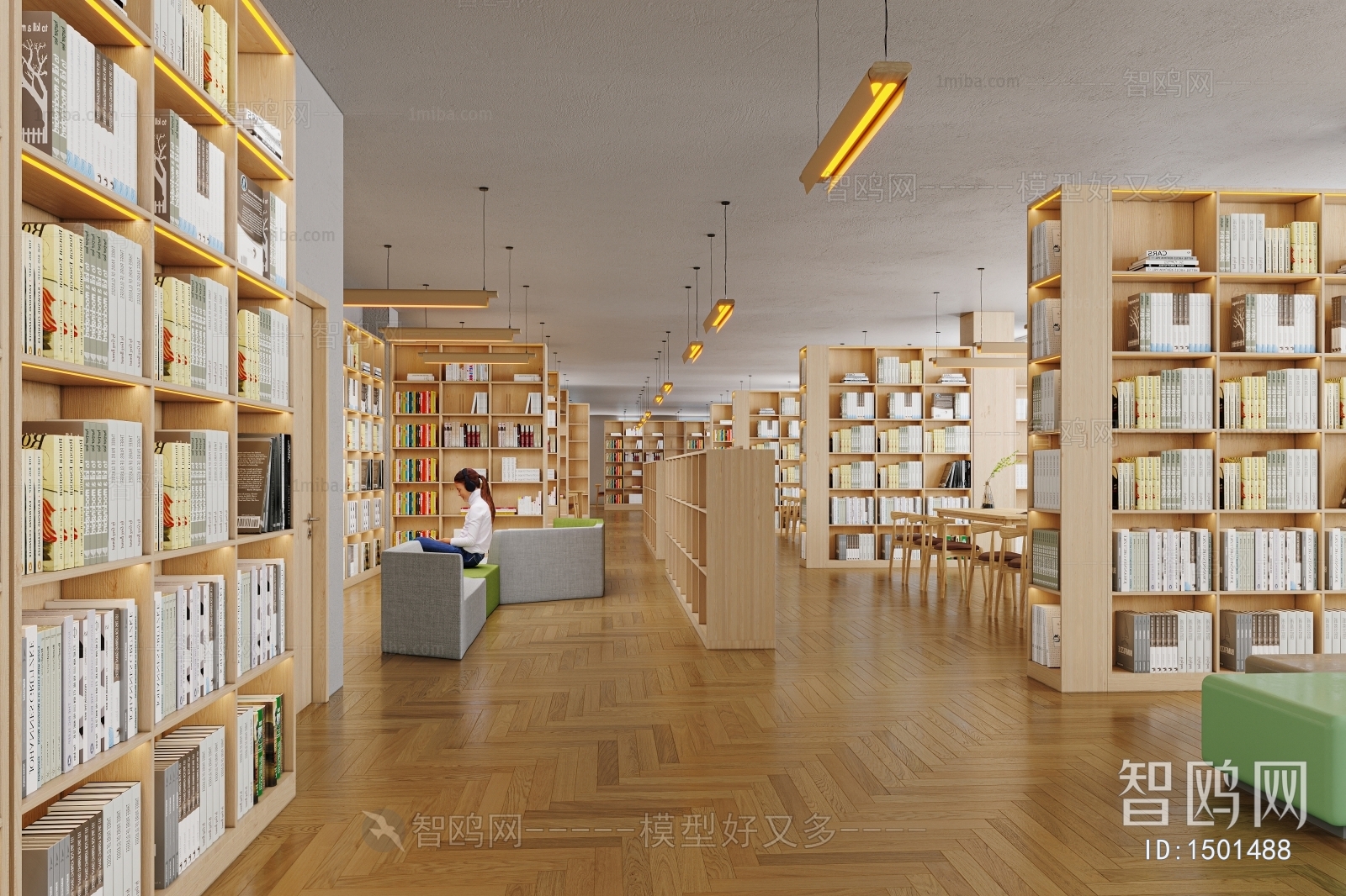 Modern Bookstore Book Bar