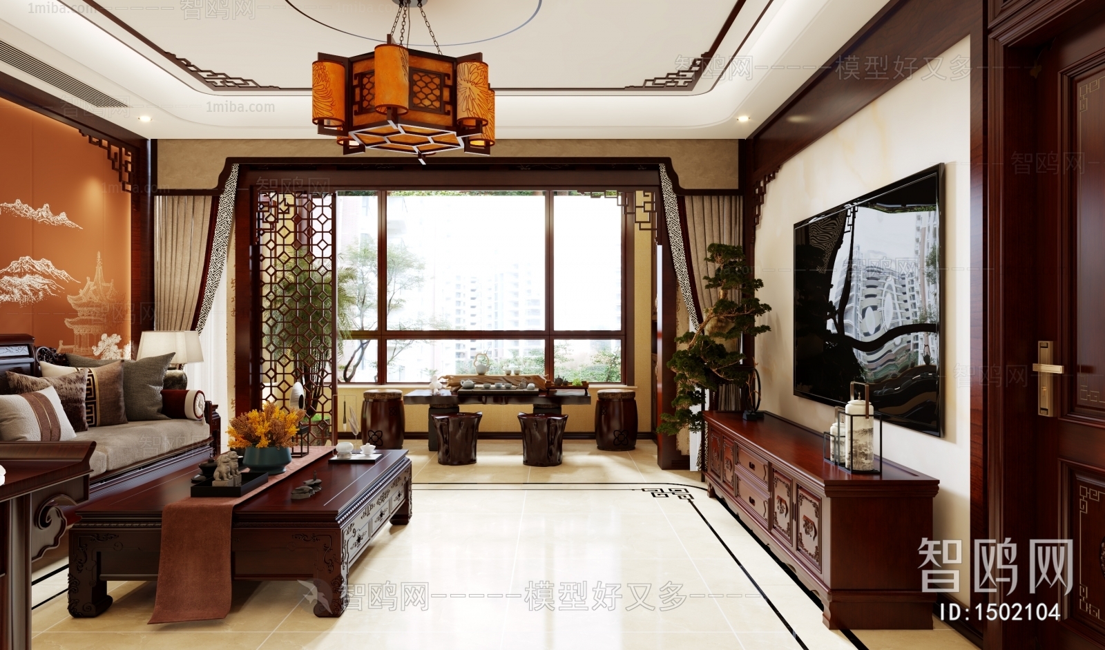 Chinese Style A Living Room