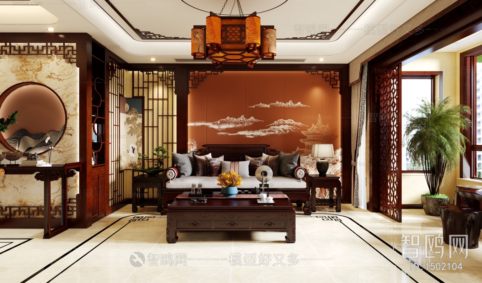 Chinese Style A Living Room