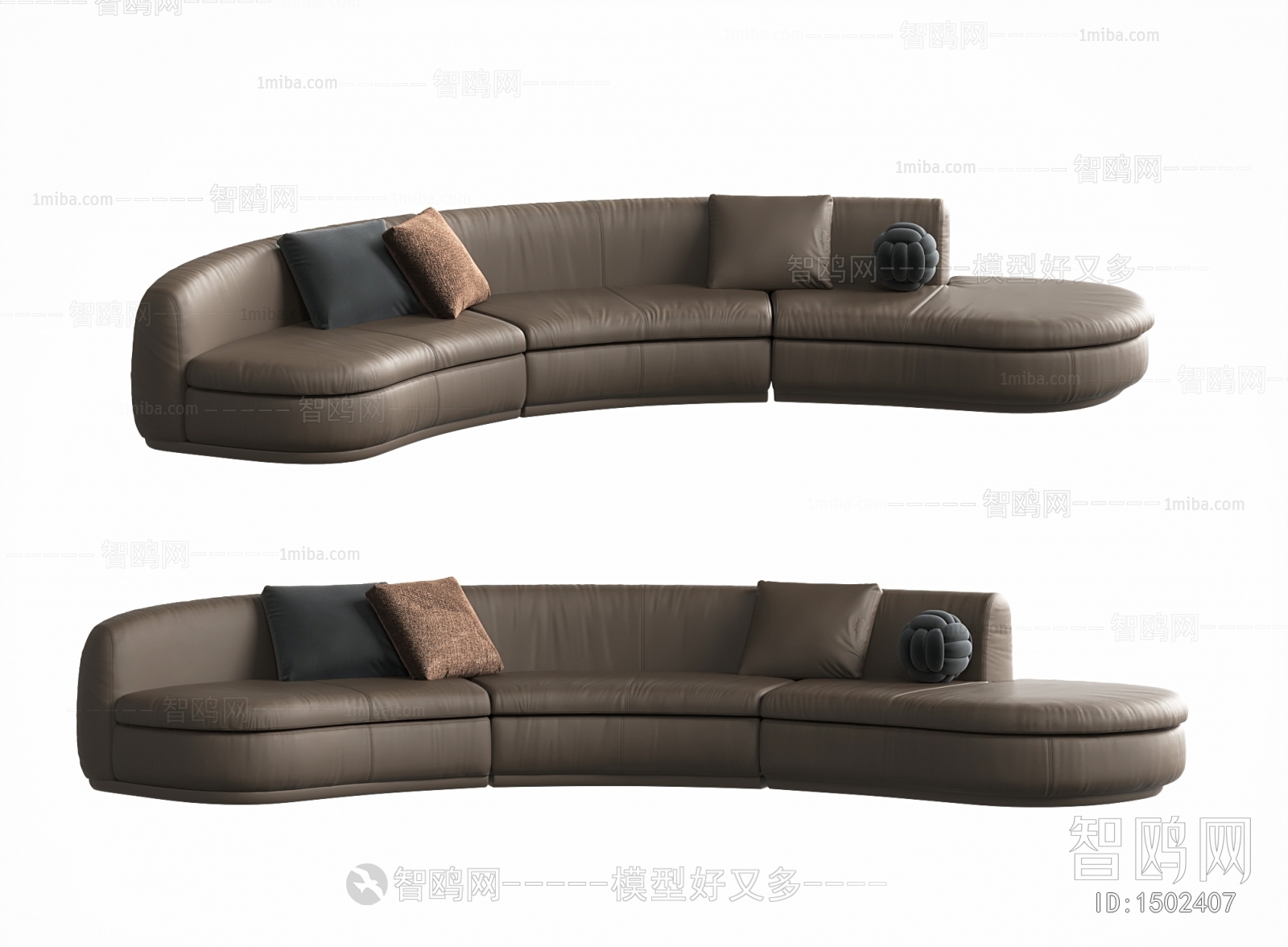 Modern Curved Sofa