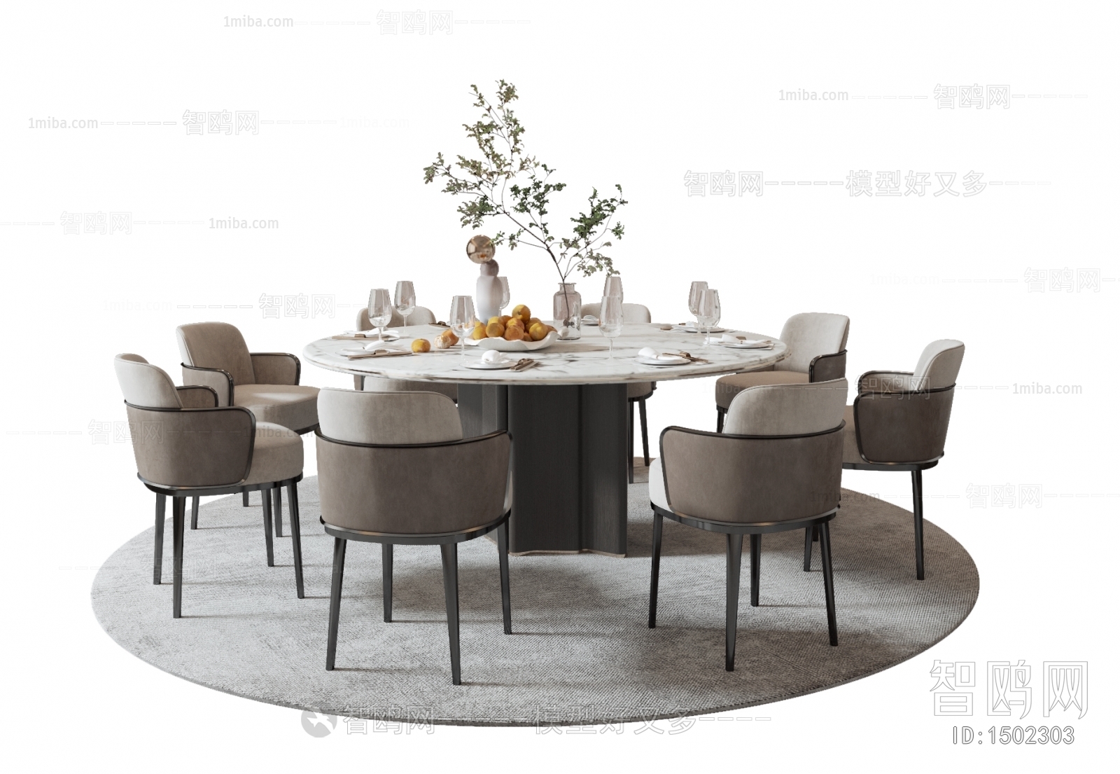 New Chinese Style Dining Table And Chairs