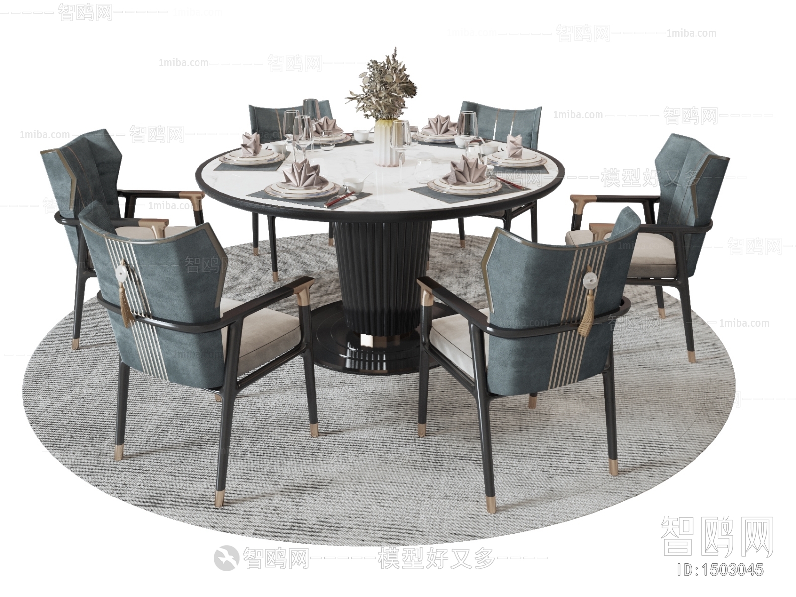 New Chinese Style Dining Table And Chairs