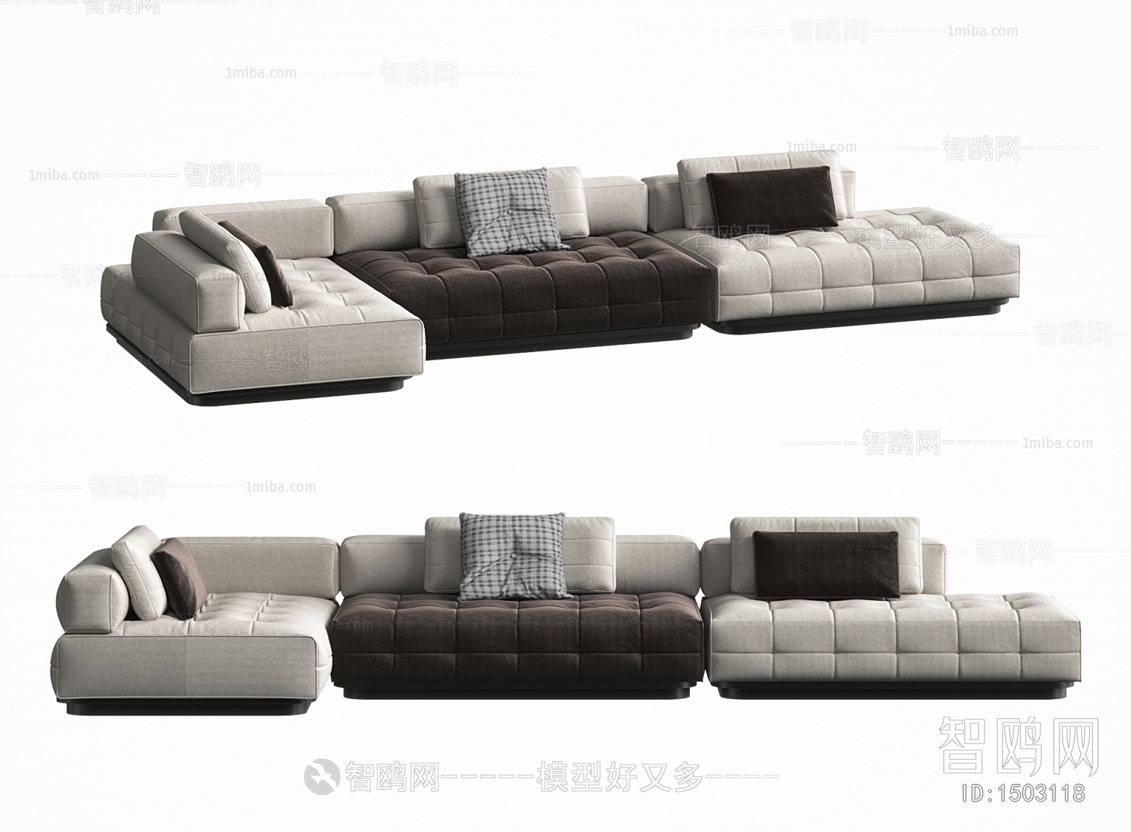 Modern Multi Person Sofa