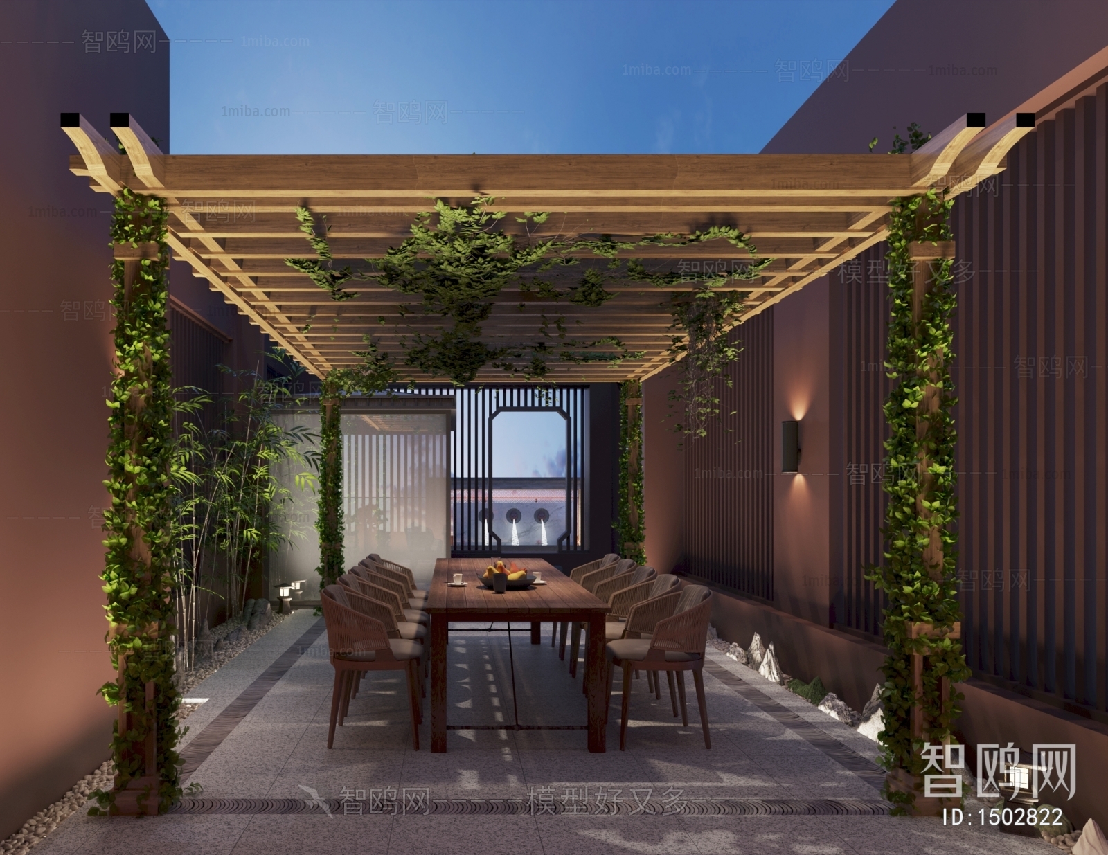 New Chinese Style Courtyard/landscape