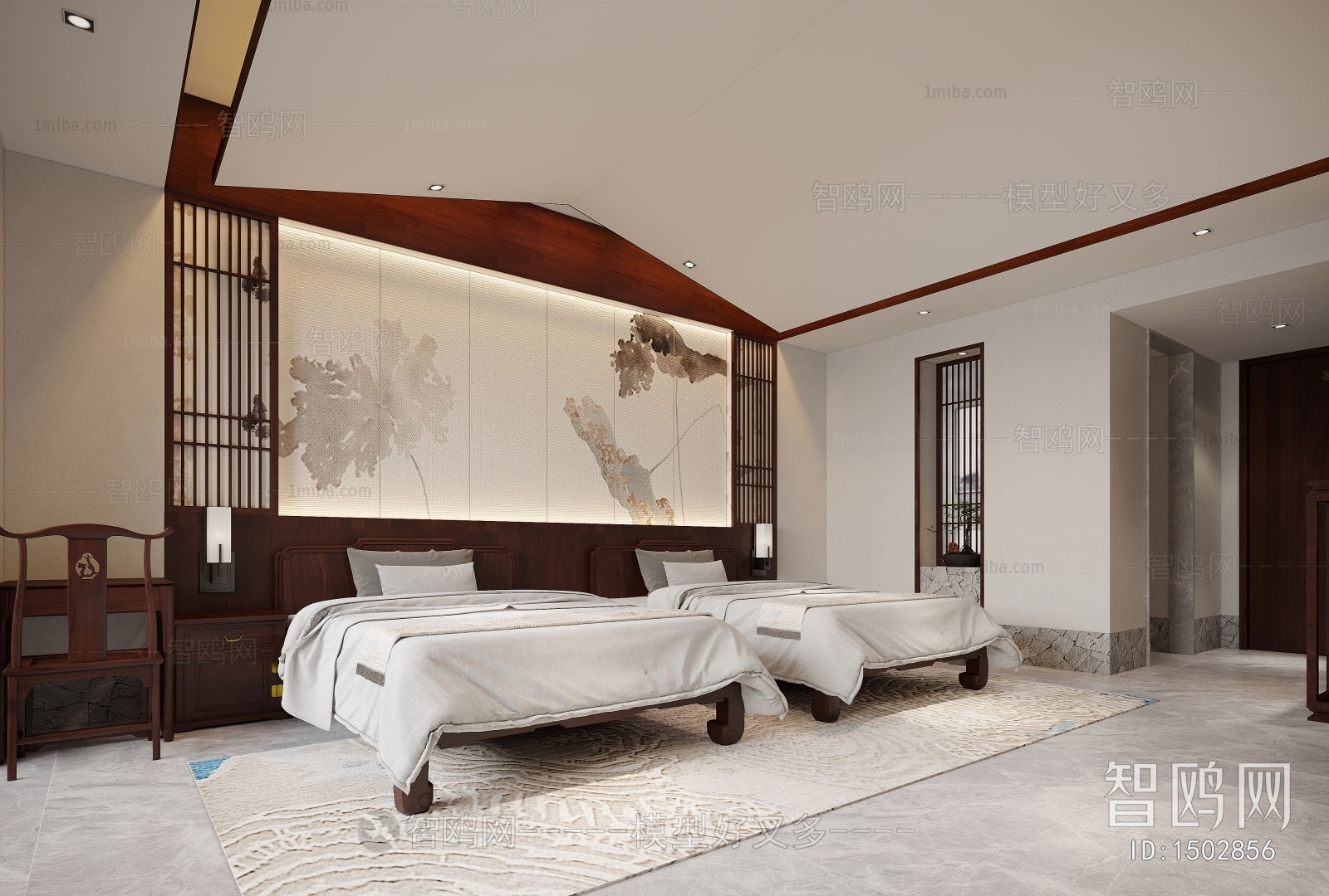 New Chinese Style Guest Room