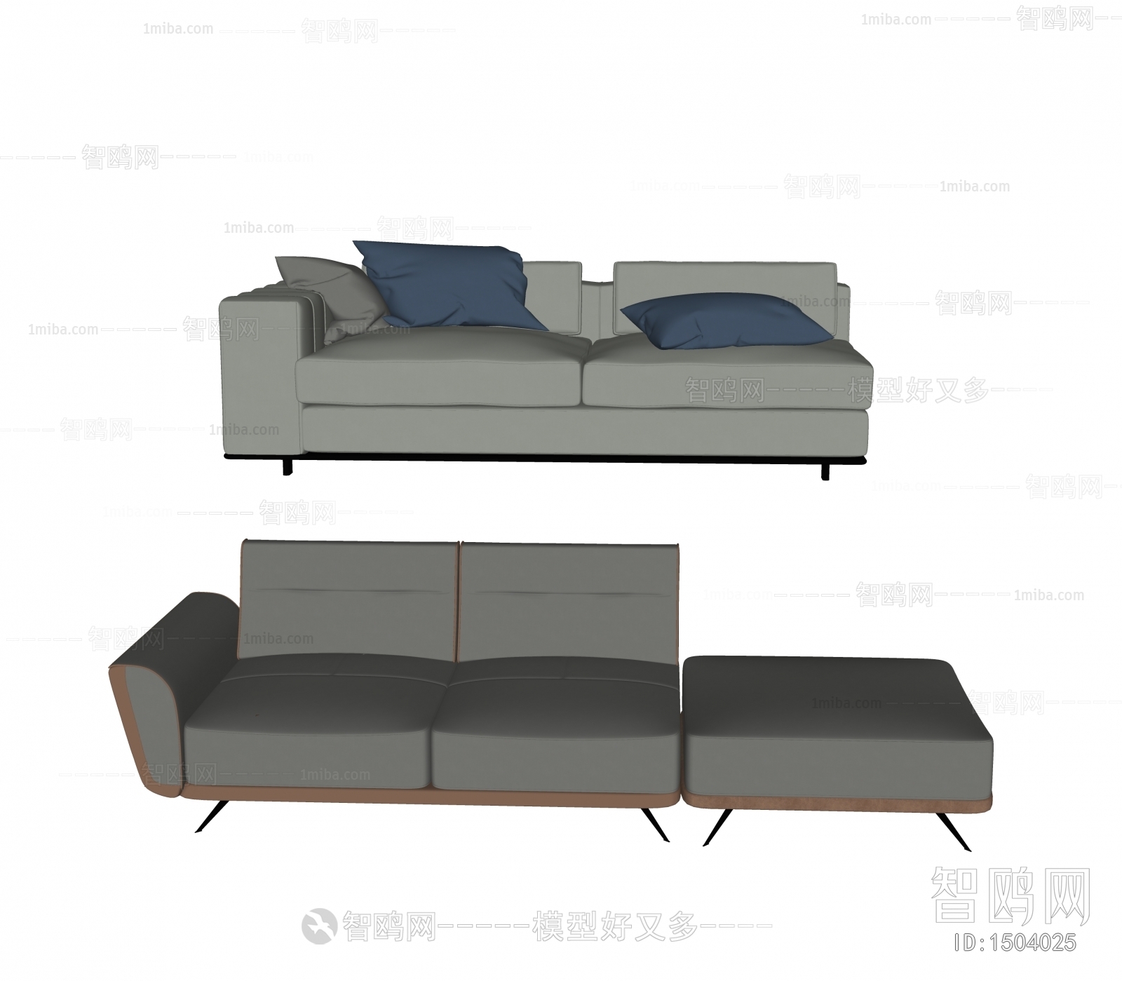 Modern Multi Person Sofa