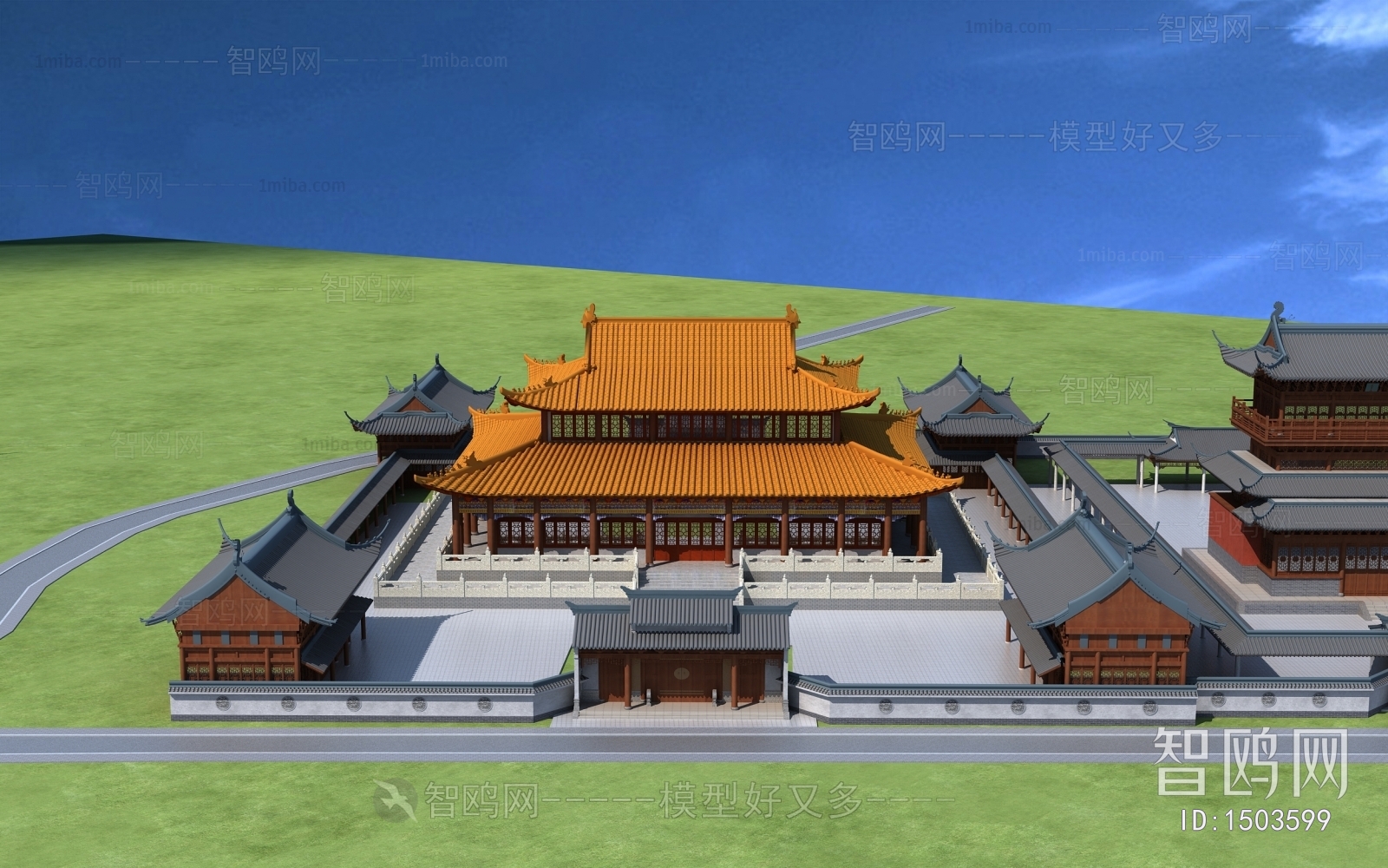 Chinese Style Ancient Architectural Buildings