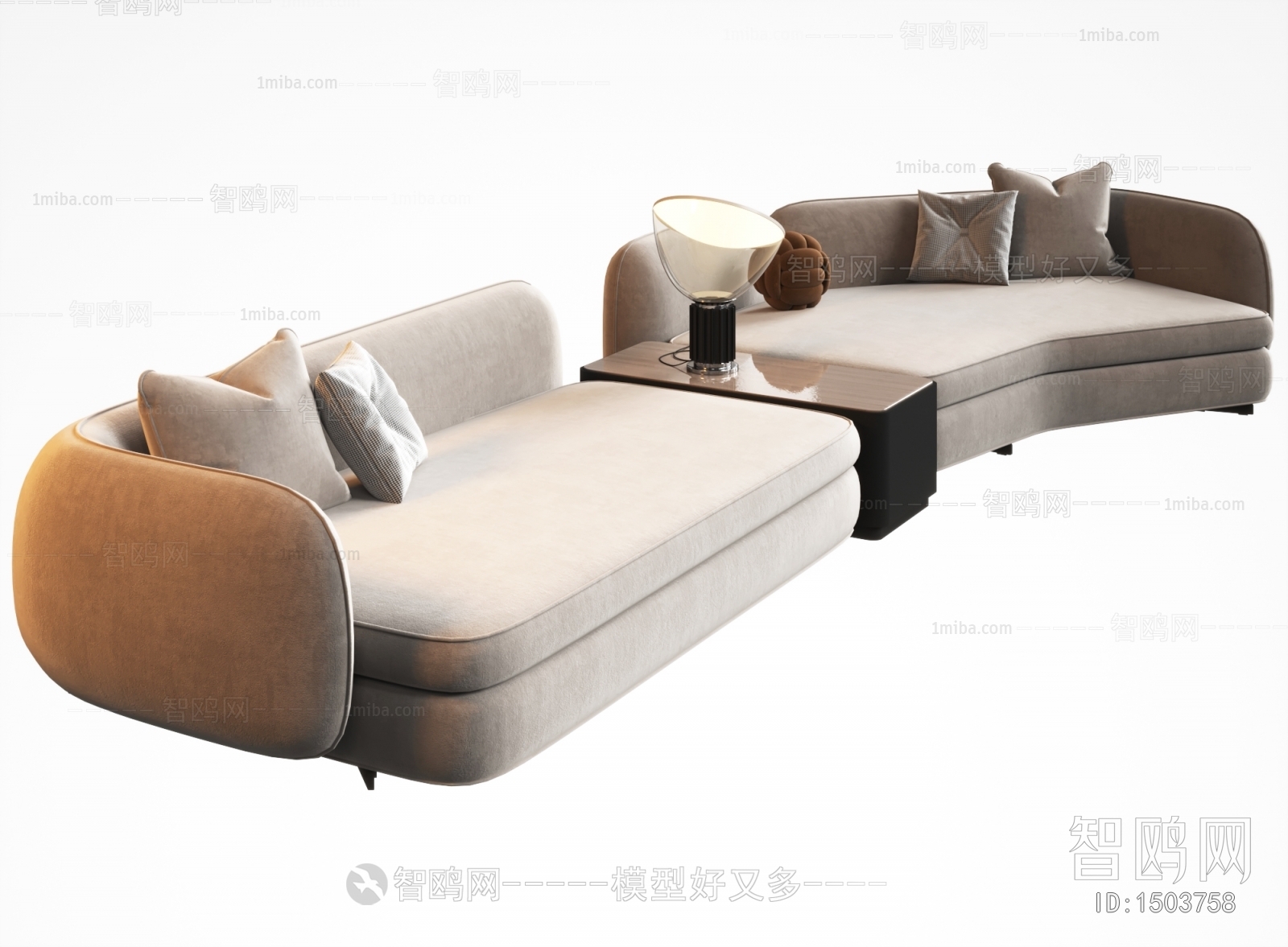 Modern Multi Person Sofa