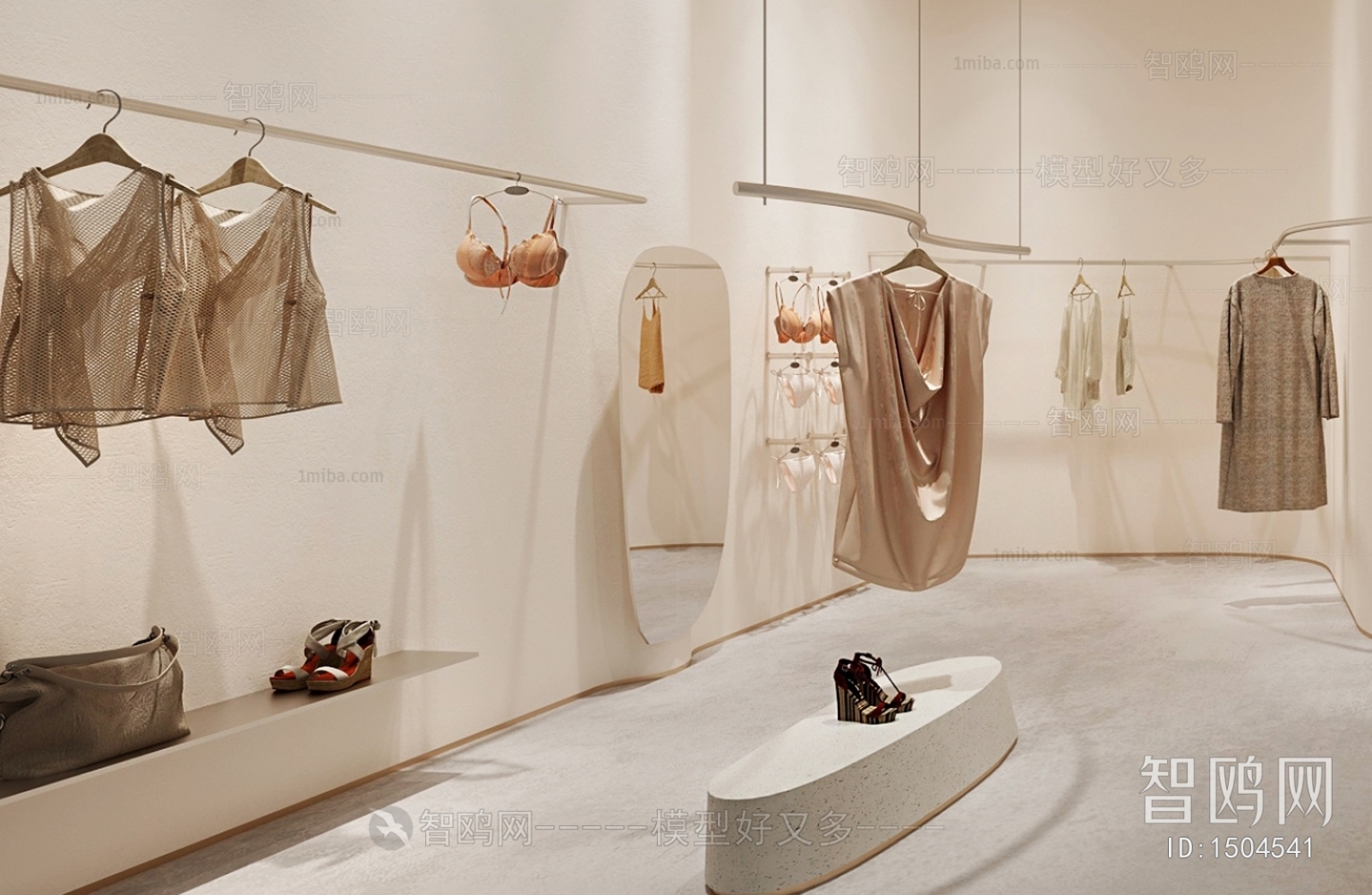 Modern Wabi-sabi Style Clothing Store