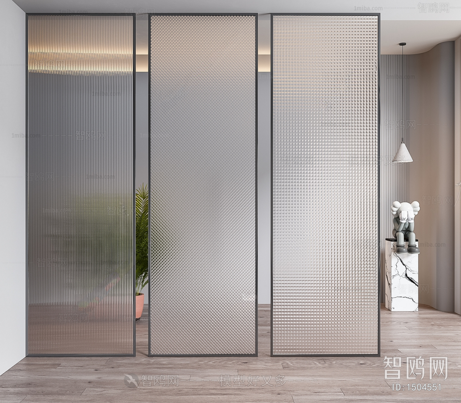 Modern Glass Screen Partition