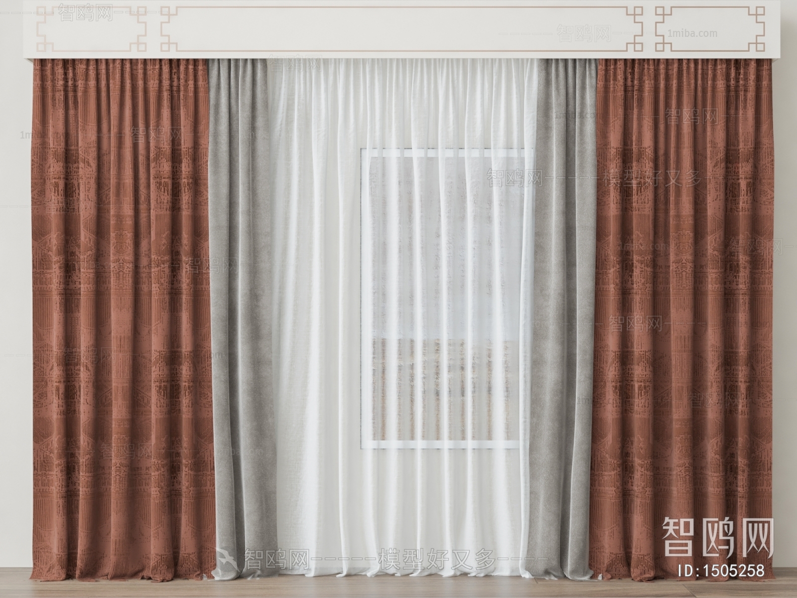 New Chinese Style The Curtain