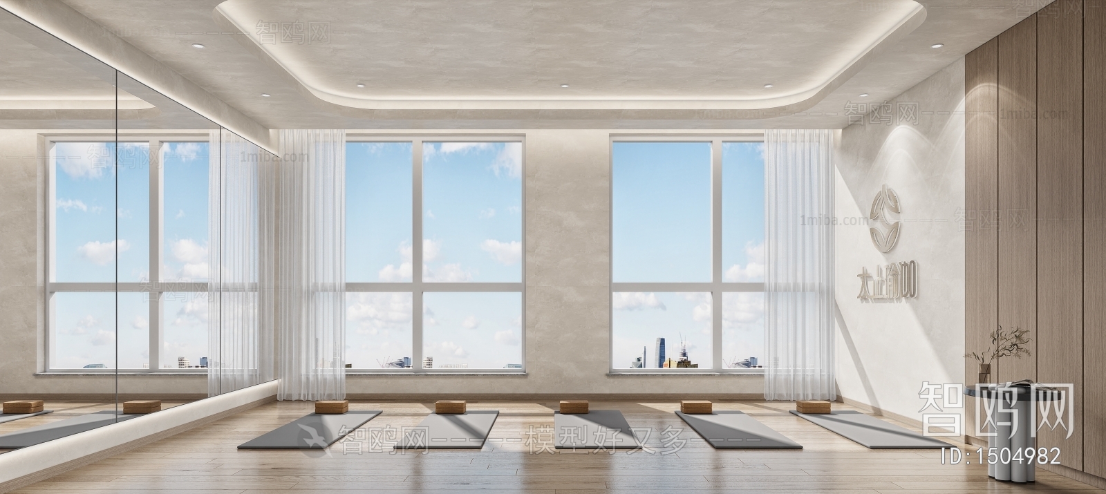 Modern Yoga Room