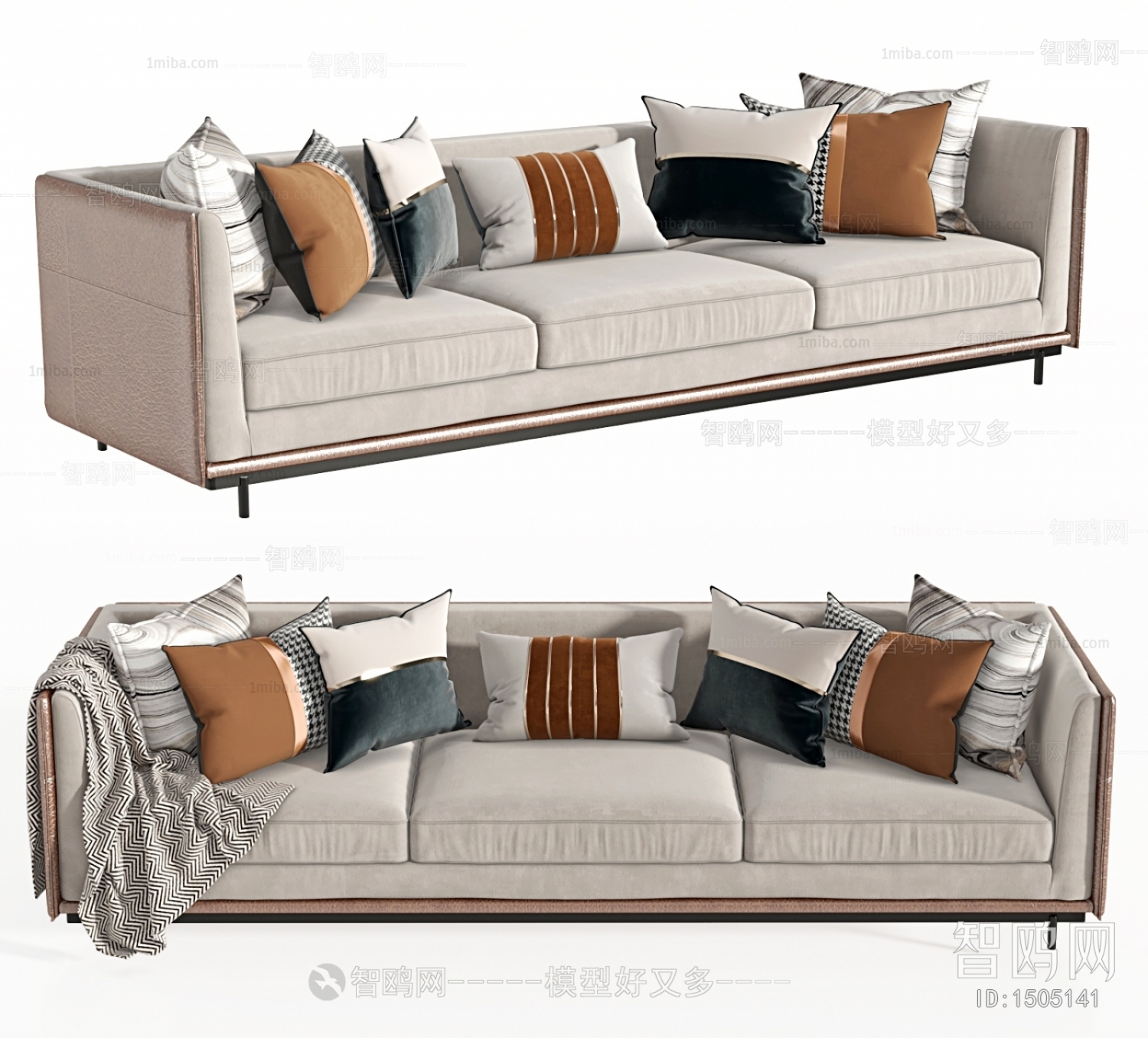 Modern Three-seat Sofa