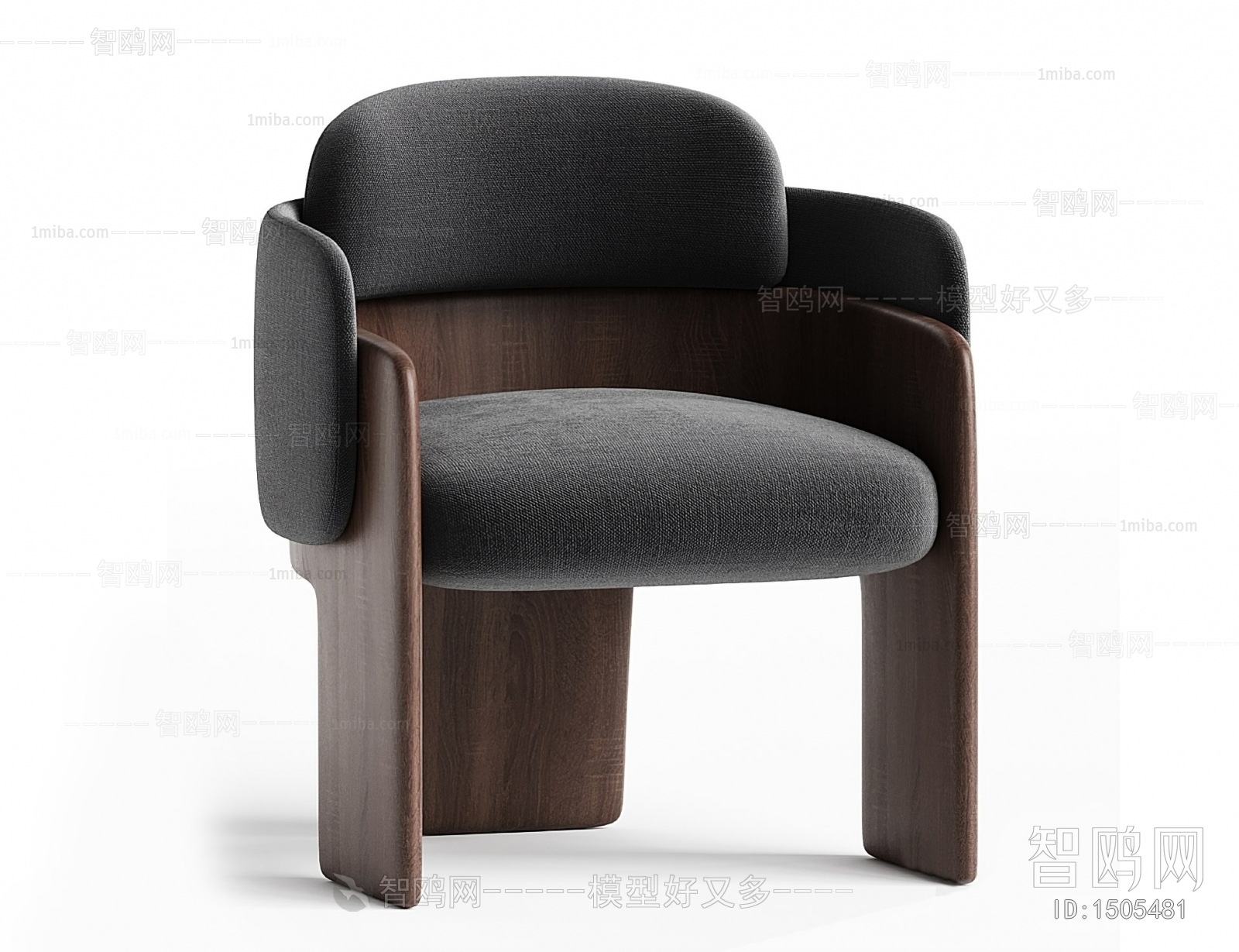 Modern Wabi-sabi Style Lounge Chair