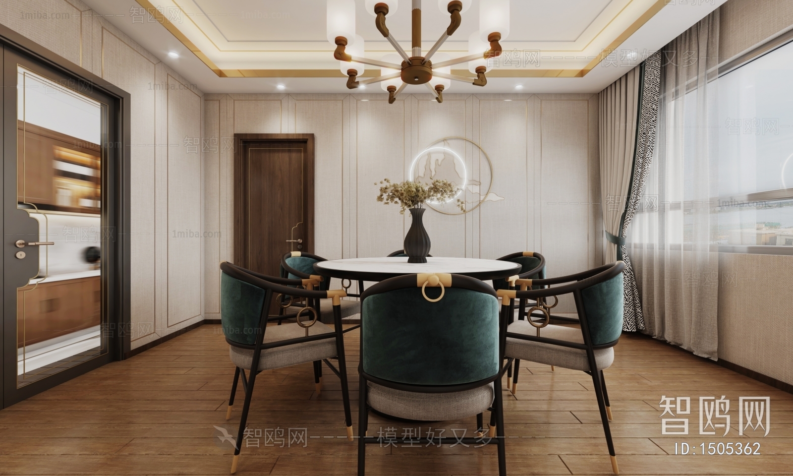 New Chinese Style Dining Room