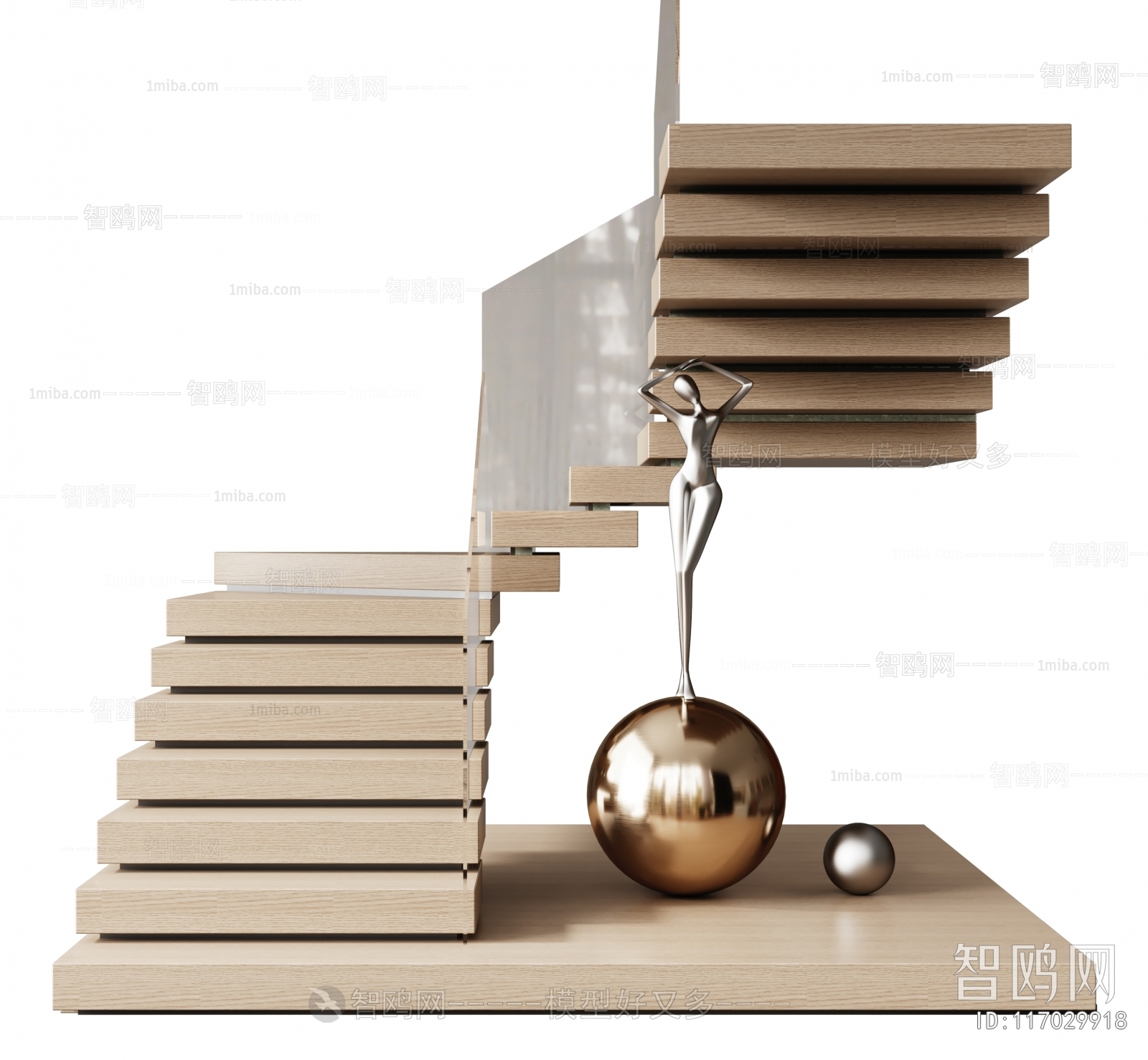 Modern Stair Balustrade/elevator