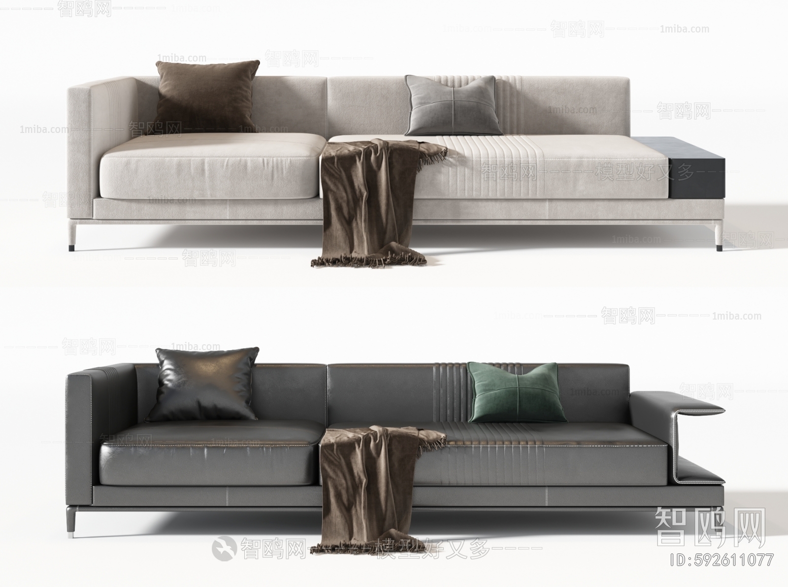 Modern Three-seat Sofa