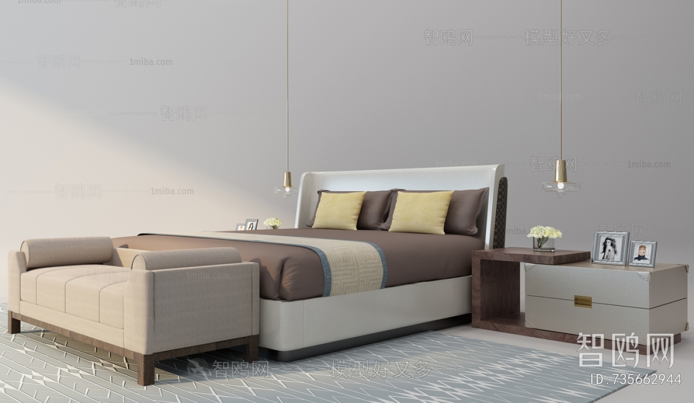 Modern Double Bed