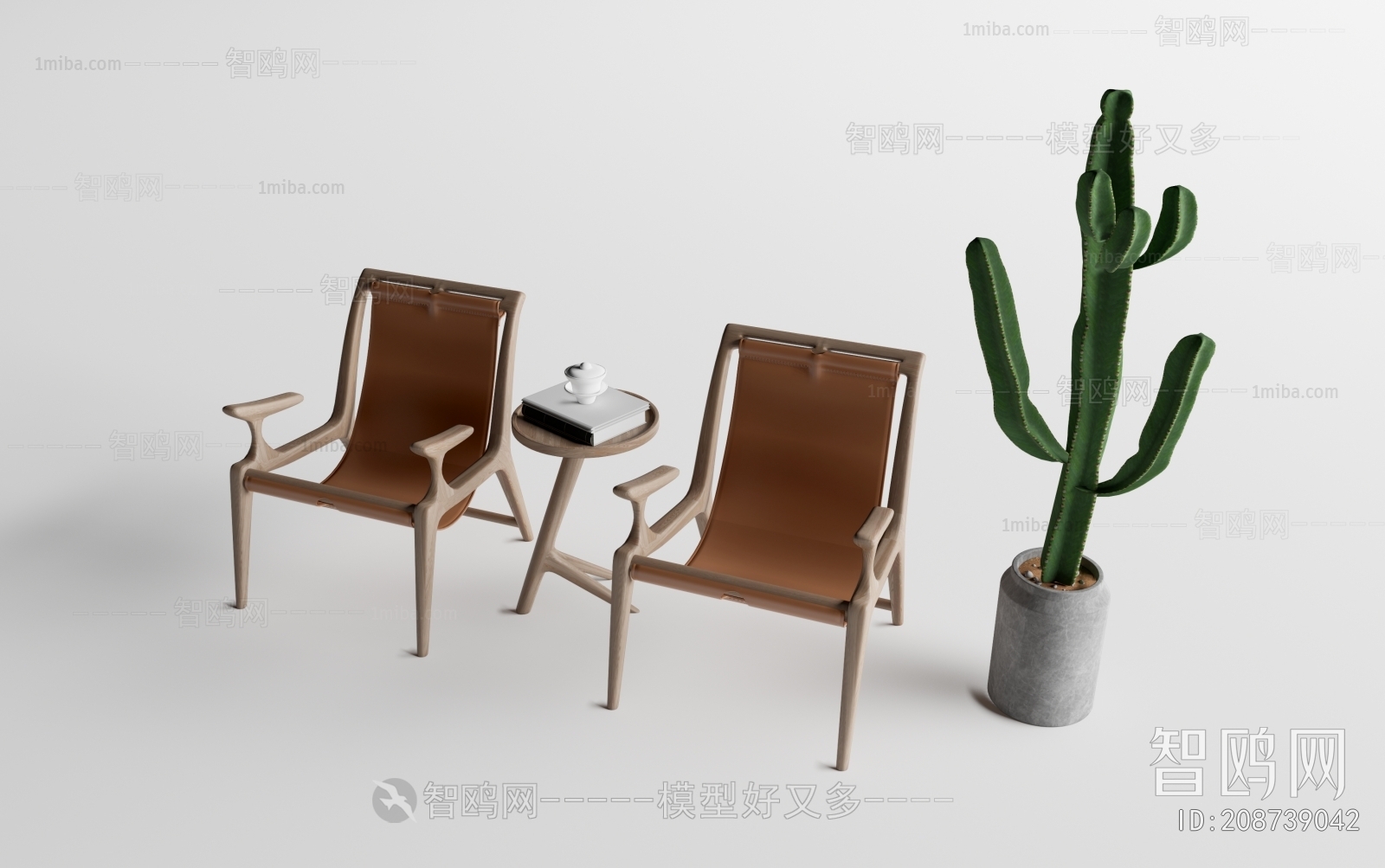 Wabi-sabi Style Lounge Chair